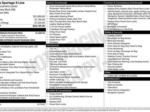Used 2023 Kia Sportage X-Line w/ X-Line Premium Package image 4