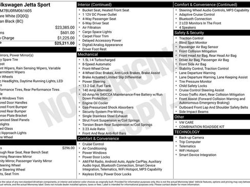 Certified 2024 Volkswagen Jetta Sport FWD image 34