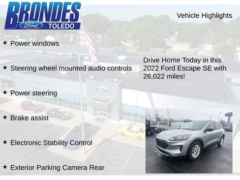Used 2022 Ford Escape SE w/ Cold Weather Package image 11