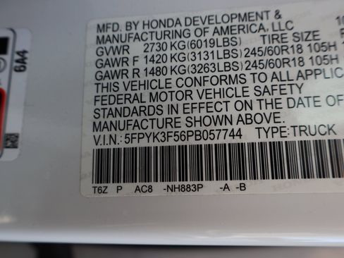 Certified 2023 Honda Ridgeline RTL image 34