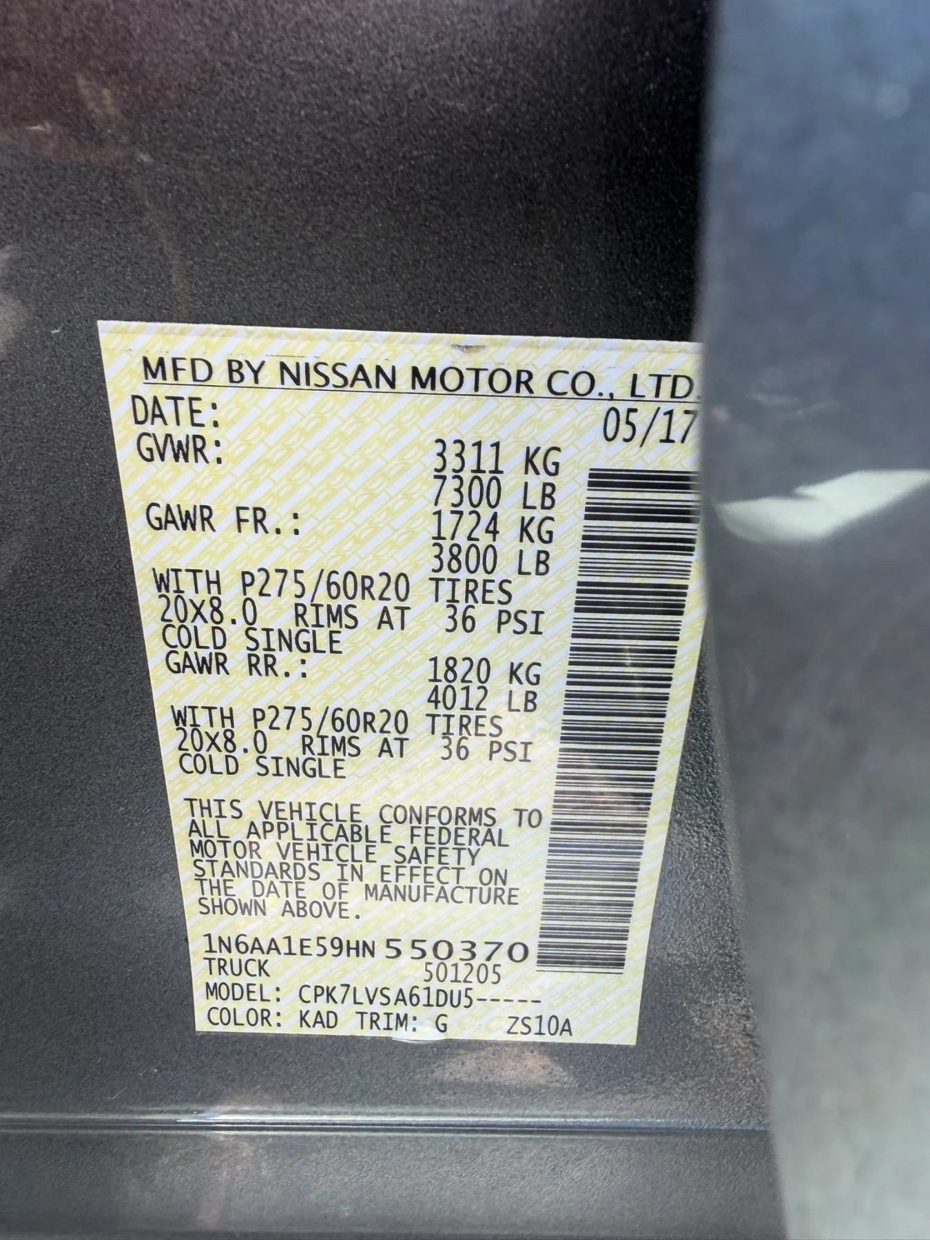 Used 2017 Nissan Titan SL AWD/4WD image 26