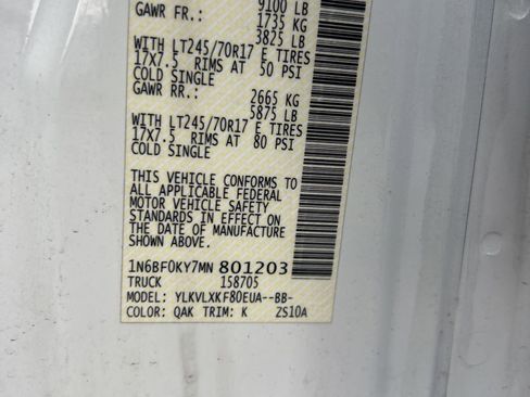 Used 2021 Nissan NV 2500 SV image 26