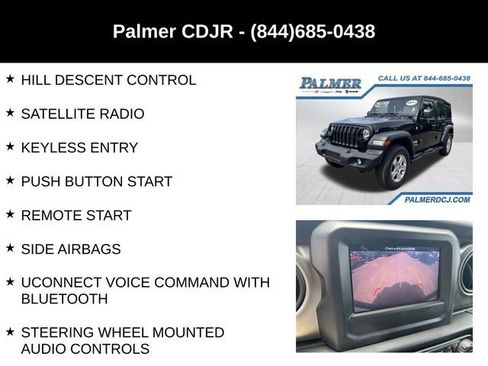 Used 2019 Jeep Wrangler Unlimited Sport S AWD/4WD image 12