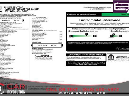 Used 2021 RAM ProMaster 2500 image 12