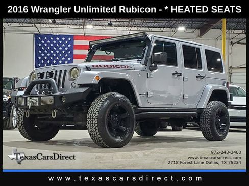 Used 2016 Jeep Wrangler Unlimited Rubicon w/ Connectivity Group AWD/4WD image 1