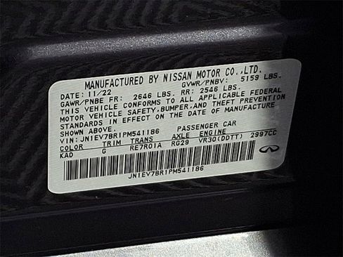 Certified 2023 INFINITI Q50 Luxe w/ Cargo Package image 31