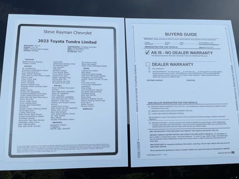 Used 2023 Toyota Tundra Limited AWD/4WD image 25