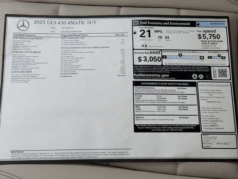 New 2025 Mercedes-Benz GLS 450 4MATIC image 36