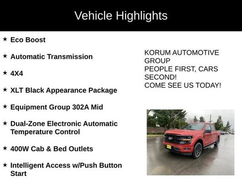 New 2025 Ford F150 XLT w/ Equipment Group 302A MID image 4