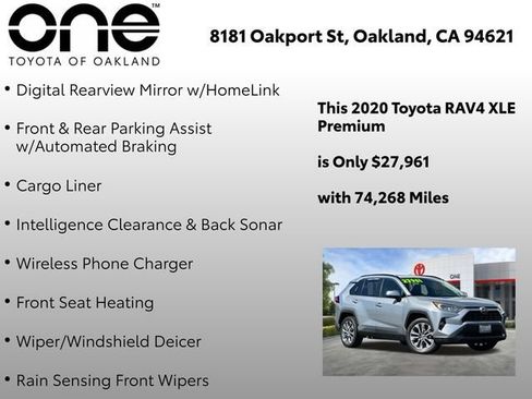 Used 2020 Toyota RAV4 XLE Premium FWD image 22