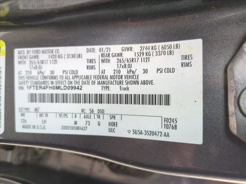 Used 2021 Ford Ranger XLT w/ Equipment Group 302A High image 14