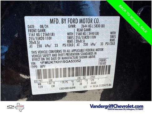 Used 2025 Ford Explorer ST-Line RWD image 30