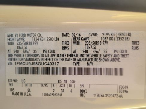 Used 2016 Ford Escape Titanium image 33