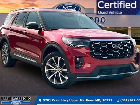 Used 2025 Ford Explorer Platinum w/ Ultimate Package AWD/4WD image 1