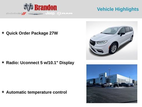 Used 2024 Chrysler Pacifica Touring FWD image 5