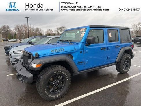 Used 2021 Jeep Wrangler Unlimited Willys image 1