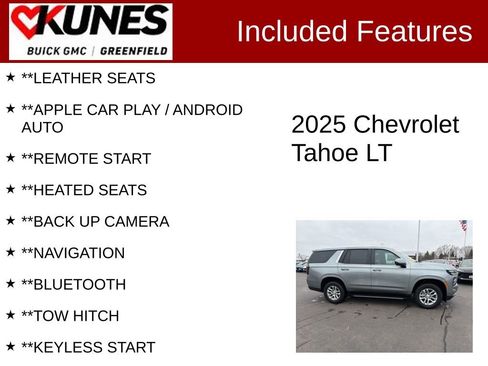 Used 2025 Chevrolet Tahoe LT image 2