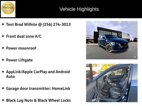 Certified 2023 MAZDA CX-5 AWD 2.5 S w/ Premium Package image 6