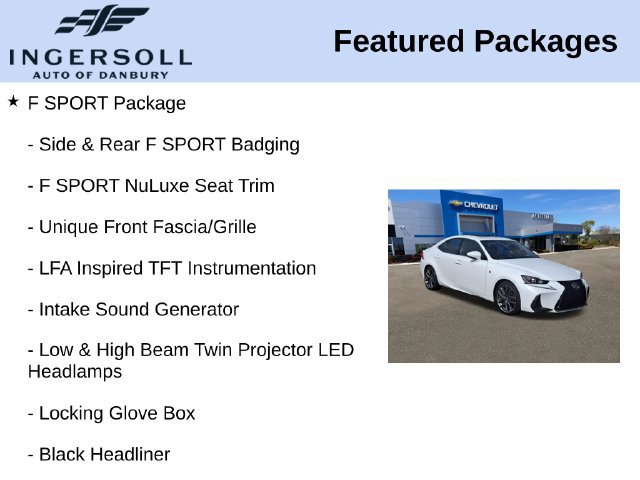 Used 2019 Lexus IS 300 F Sport w/ F Sport Package AWD/4WD image 15
