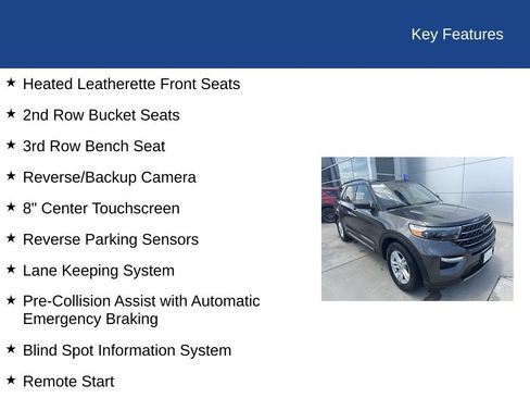 Used 2020 Ford Explorer XLT w/ Equipment Group 202A RWD image 37