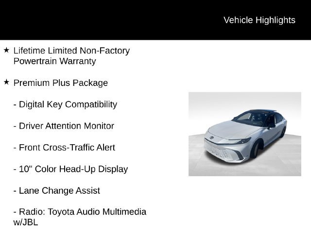 Used 2025 Toyota Camry XSE w/ Premium Plus Package FWD image 5
