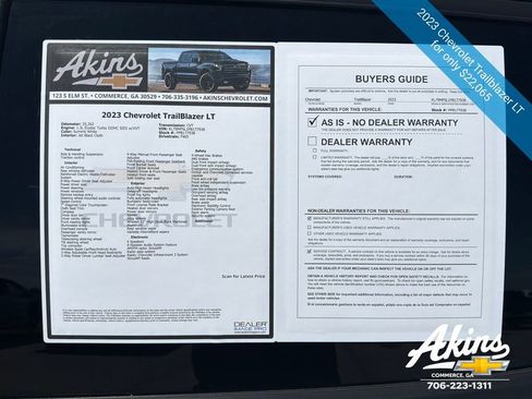 Certified 2023 Chevrolet TrailBlazer LT FWD image 10