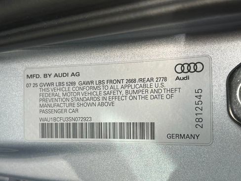 New 2025 Audi A5 2.0T Premium image 68