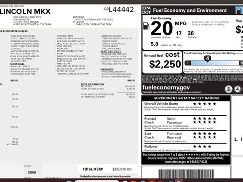 Used 2016 Lincoln MKX Reserve w/ Driver Assistance Package FWD image 4