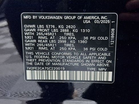 New 2025 Volkswagen Atlas Cross Sport SEL Premium R-Line image 33