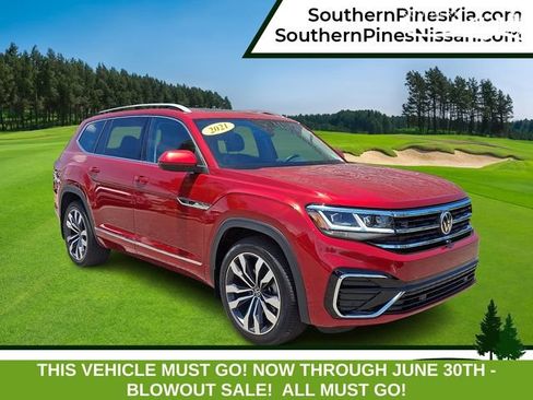 Used 2021 Volkswagen Atlas SEL Premium AWD/4WD image 1