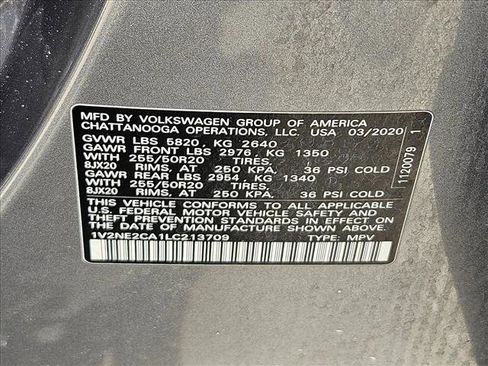 Used 2020 Volkswagen Atlas Cross Sport SEL Premium AWD/4WD image 23