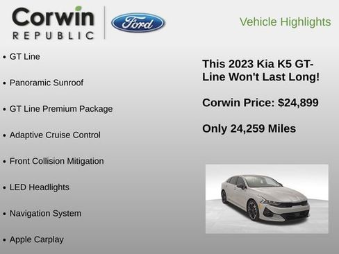 Used 2023 Kia K5 GT-Line image 6
