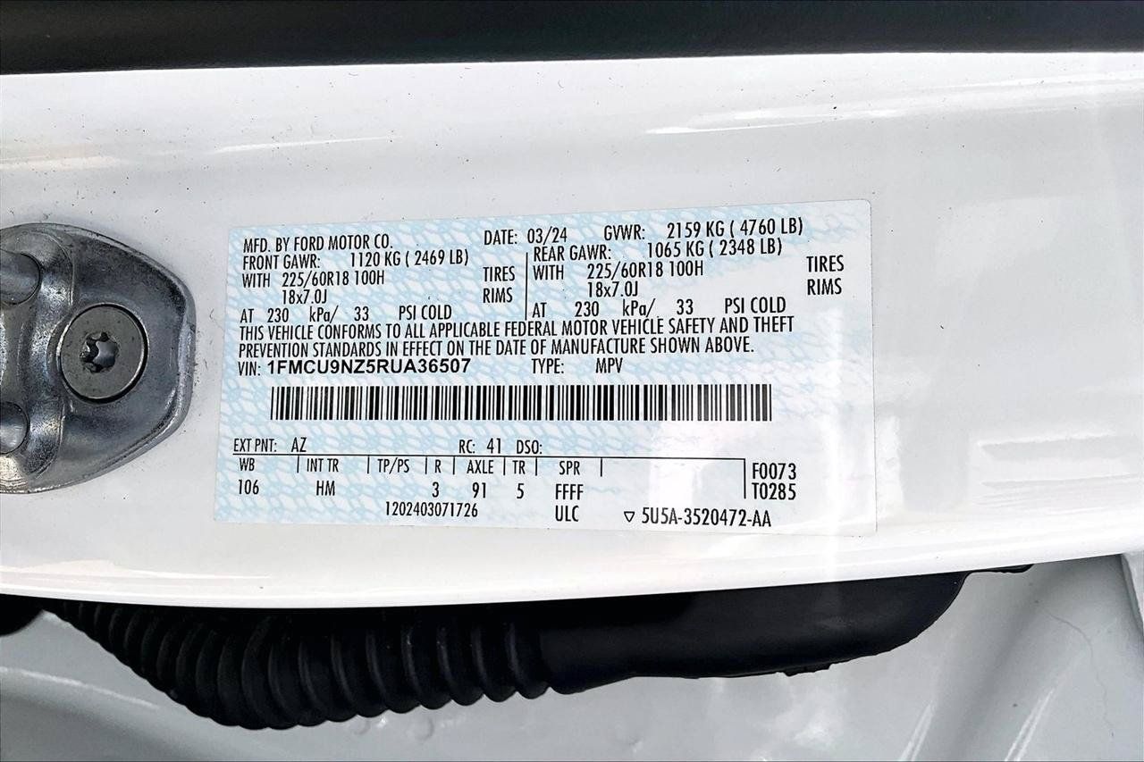 Used 2024 Ford Escape ST-Line Select AWD/4WD image 20