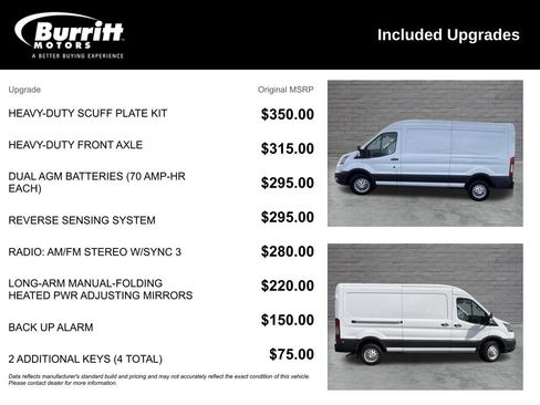 Used 2024 Ford Transit 350 148 Medium Roof RWD image 3
