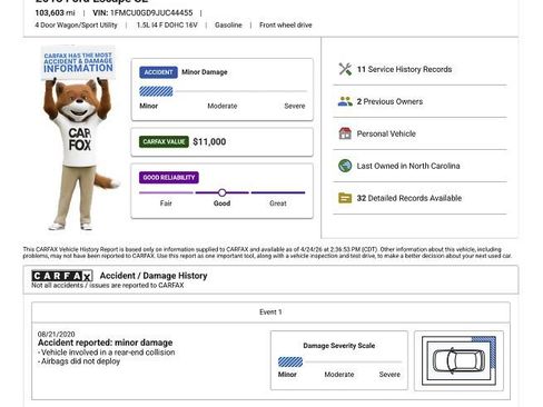 Used 2018 Ford Escape SE w/ SE Sport Appearance Package FWD image 20