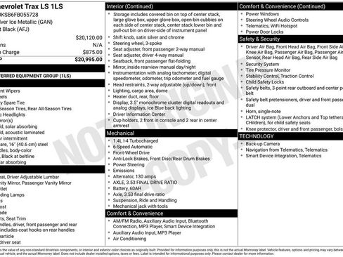 Used 2015 Chevrolet Trax LS FWD image 24