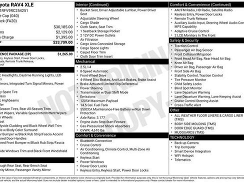 Used 2024 Toyota RAV4 XLE w/ Convenience Package FWD image 14