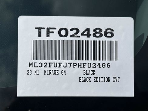 Used 2023 Mitsubishi Mirage G4 Black Edition FWD image 15