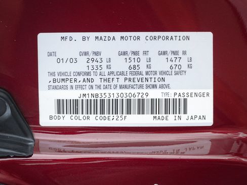 Used 2003 MAZDA MX-5 Miata LS RWD image 39