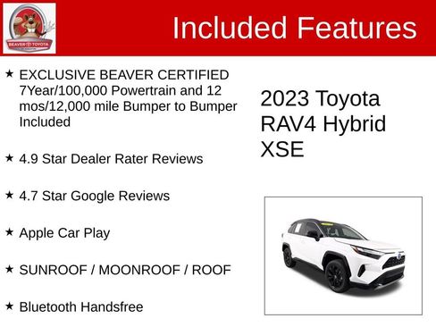 Used 2023 Toyota RAV4 XSE AWD/4WD image 4