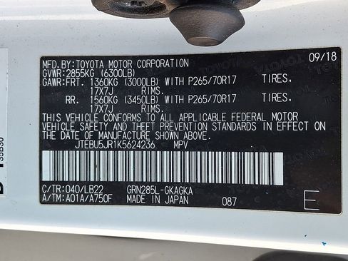 Used 2019 Toyota 4Runner SR5 Premium AWD/4WD image 19