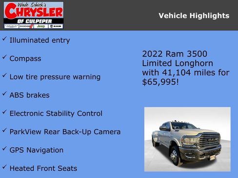 Used 2022 RAM 3500 Limited w/ Safety Group image 6