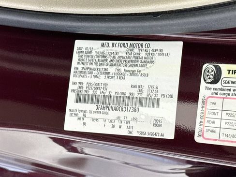 Used 2012 Ford Fusion SE FWD image 34