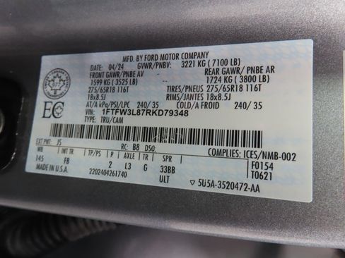 Used 2024 Ford F150 XLT w/ Equipment Group 302A MID AWD/4WD image 63