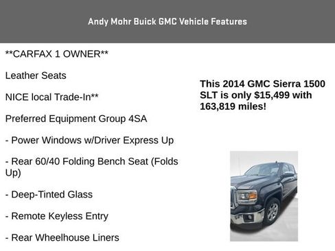 Used 2014 GMC Sierra 1500 SLT w/ Suspension Package, Off-Road AWD/4WD image 4