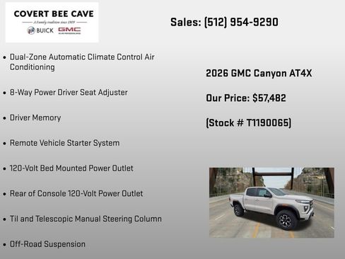New 2026 GMC Canyon AT4X AWD/4WD image 36