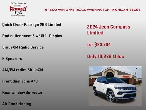 Used 2024 Jeep Compass Limited AWD/4WD image 5