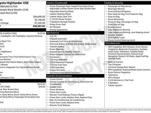 Used 2022 Toyota Highlander XSE image 37