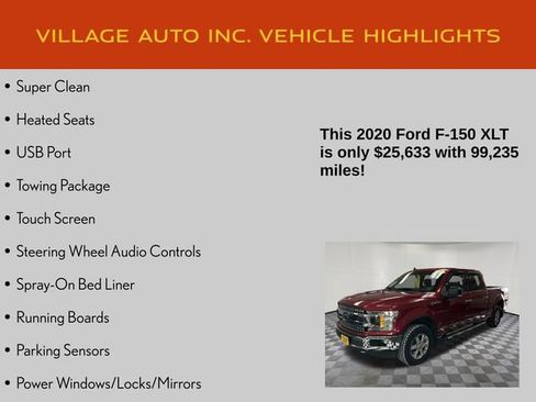 Used 2020 Ford F150 XLT w/ Equipment Group 302A Luxury image 7