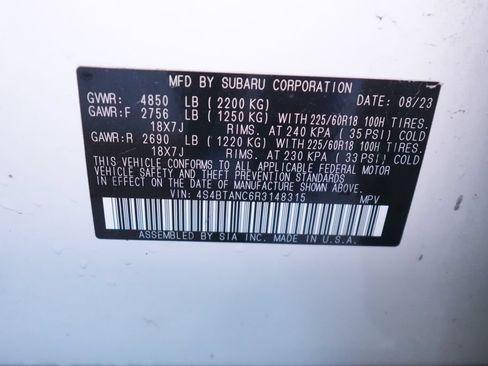 Used 2024 Subaru Outback Limited AWD/4WD image 43